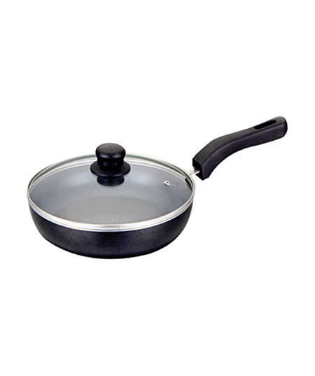 NON STICK 10" FRY PAN W/GLASS LID